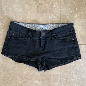 O’Neill black jean shorts